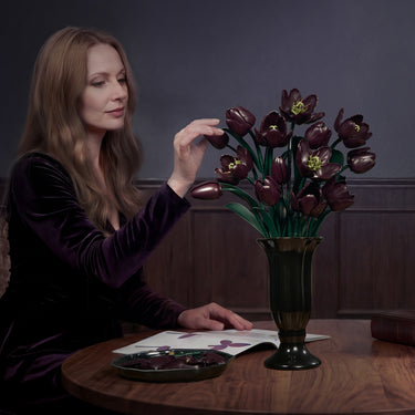 Tulip Flower Bouquet Building Block Set