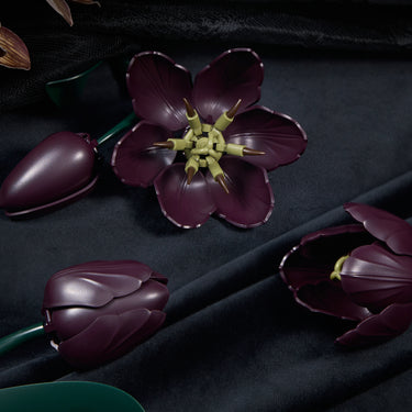 Tulip Flower Bouquet Building Block Set