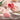Four pink and ivory tulip building flowers arranged on lace and a dish, labeled tight bud, full bud, unfolding bloom and full bloom under “Blooming in Four Stages.”